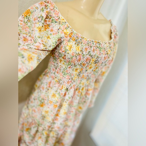 Lily Rose floral print women’s dress size S bohemian , romantic - Picture 9 of 16